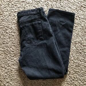 Lee Riders Relaxed Straight Leg Black Womens Jeans